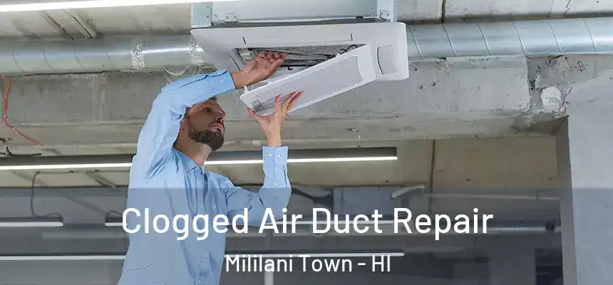  Clogged Air Duct Repair Mililani Town - HI
