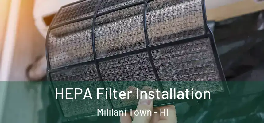  HEPA Filter Installation Mililani Town - HI